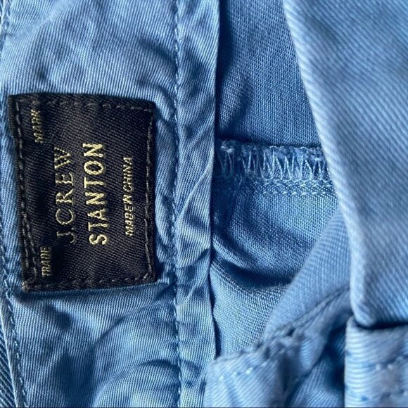𝅺j.crew Stanton Blue  Shorts 9 Inch Inseam Size 36 - Picture 2 of 7